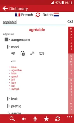 French - Dutch  Dictionary & Education android App screenshot 6